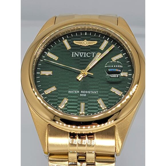 Invicta Aviator Quartz Green Dial Ladies Watch 38427 - Picture 1 of 9